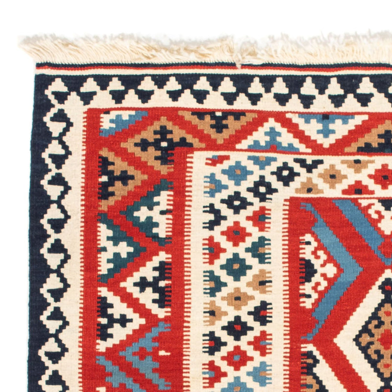 Kelim Teppich - Oriental 108 x 105 cm - rot