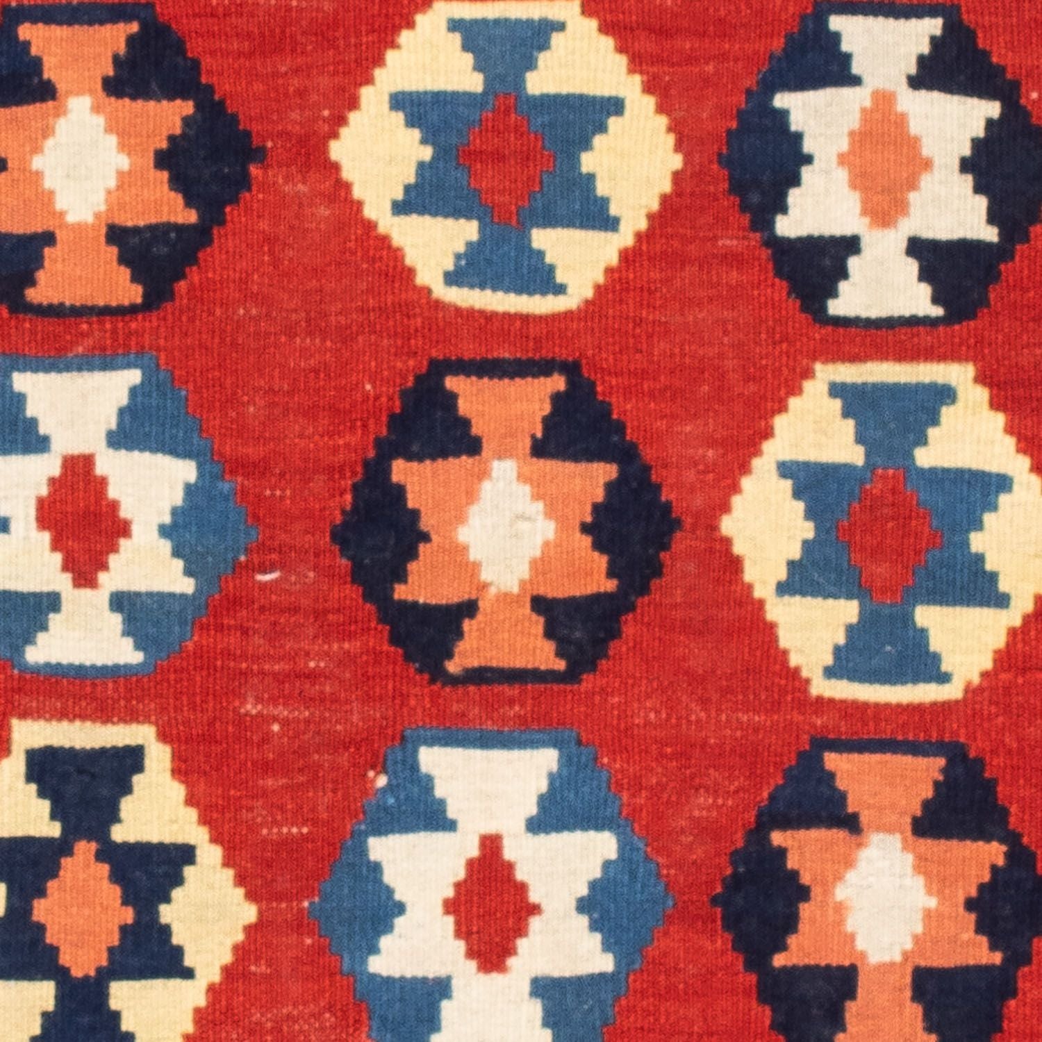 Kelim Teppich - Oriental 110 x 105 cm - blau