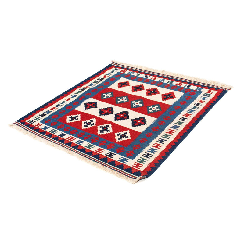 Kelim Teppich - Oriental 106 x 103 cm - blau