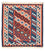 Kelim Teppich - Oriental 100 x 96 cm - blau