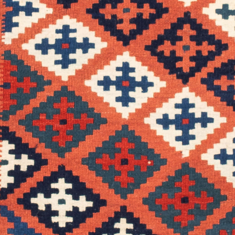 Kelim Teppich - Oriental 100 x 96 cm - blau