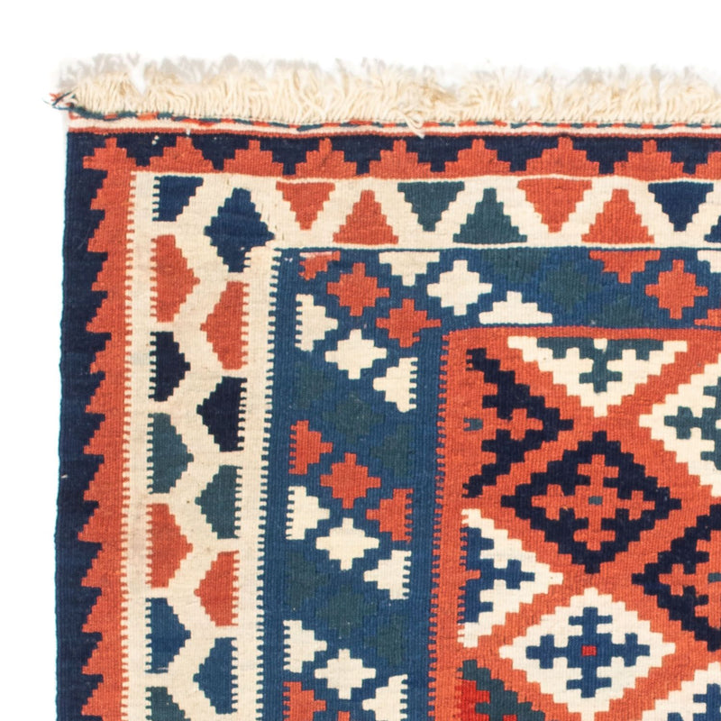 Kelim Teppich - Oriental 100 x 96 cm - blau