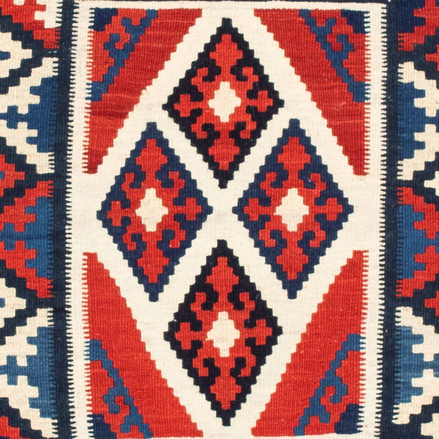 Kelim Teppich - Oriental 100 x 100 cm - rot
