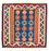 Kelim Teppich - Oriental 104 x 102 cm - blau