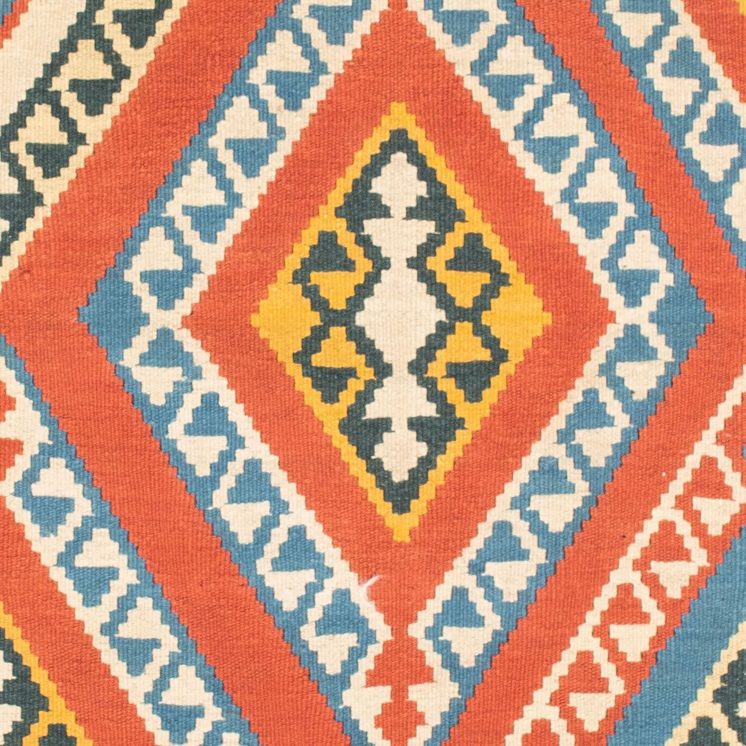 Kelim Teppich - Oriental 107 x 100 cm - orange