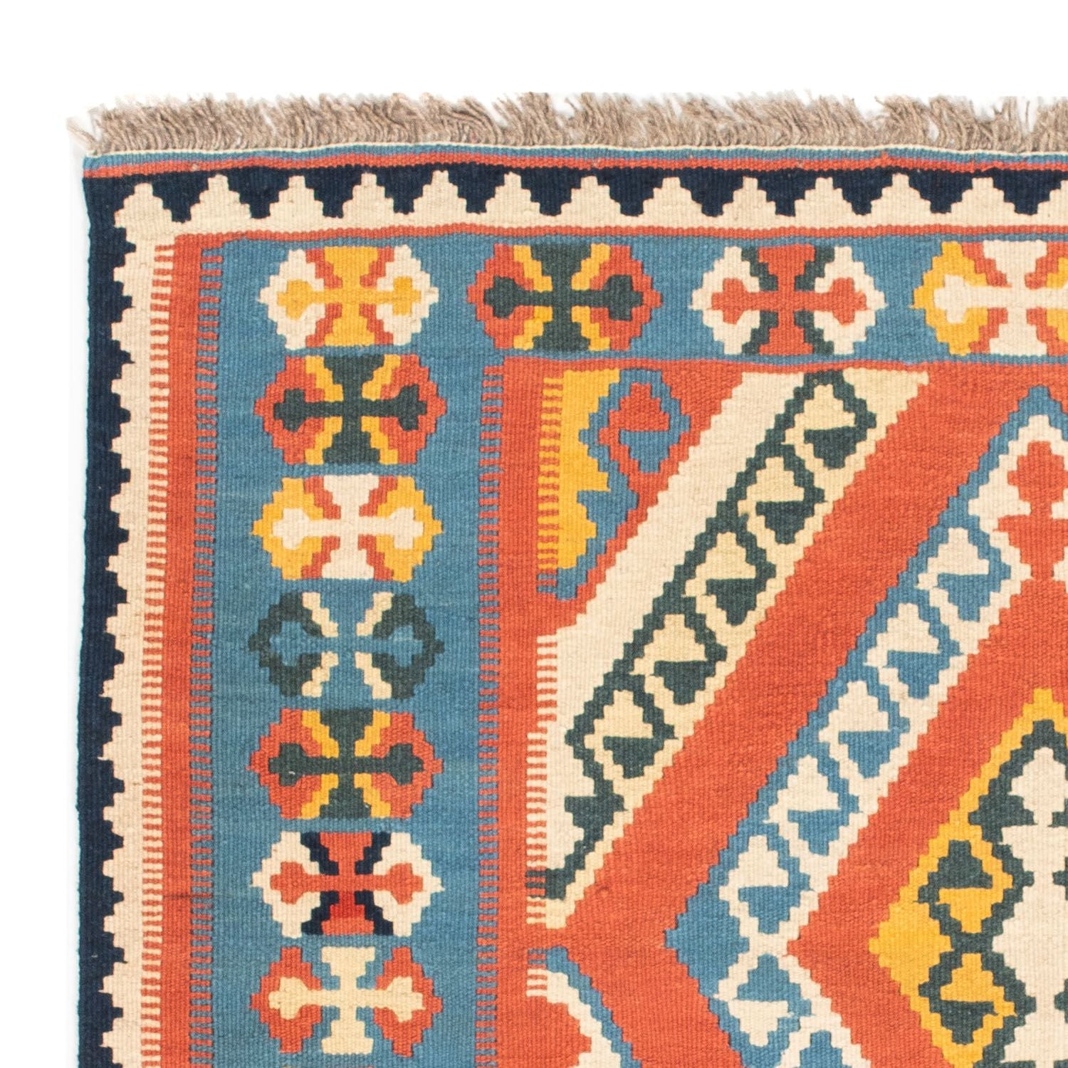 Kelim Teppich - Oriental 107 x 100 cm - orange