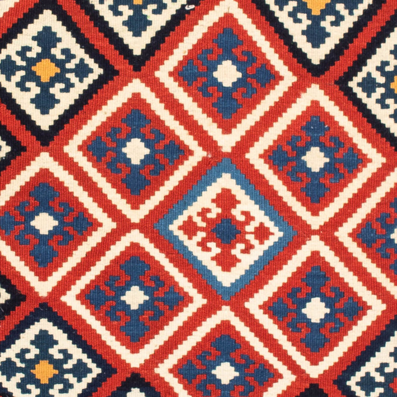 Kelim Teppich - Oriental 106 x 105 cm - rot