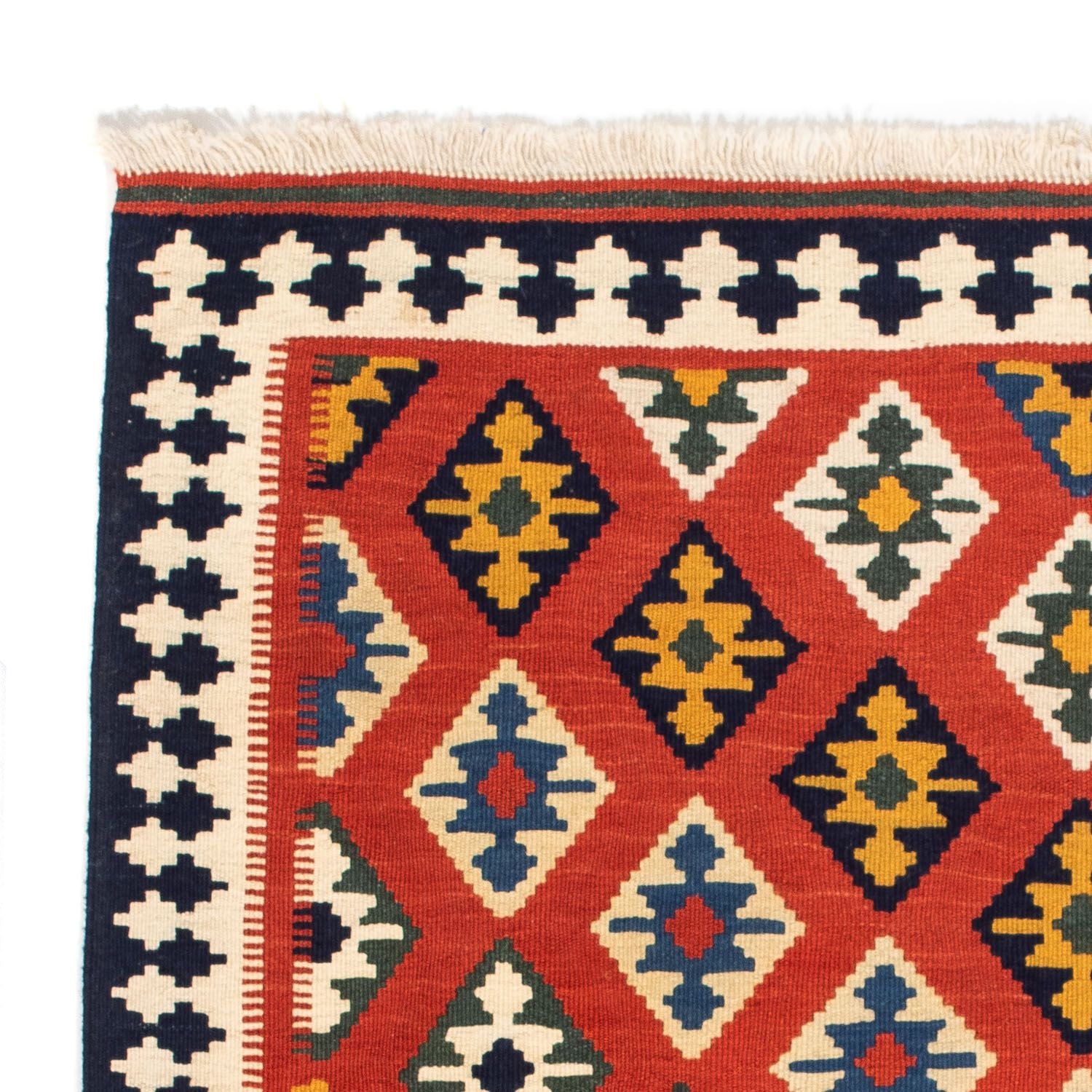 Kelim Teppich - Oriental 106 x 103 cm - rot