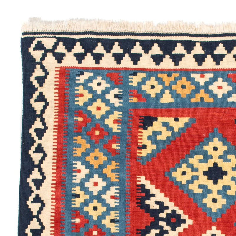Kelim Teppich - Oriental 105 x 105 cm - rot
