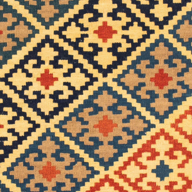 Kelim Teppich - Oriental 106 x 102 cm - gold
