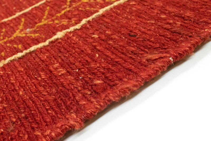 Gabbeh Teppich - Perser 191 x 152 cm - rot