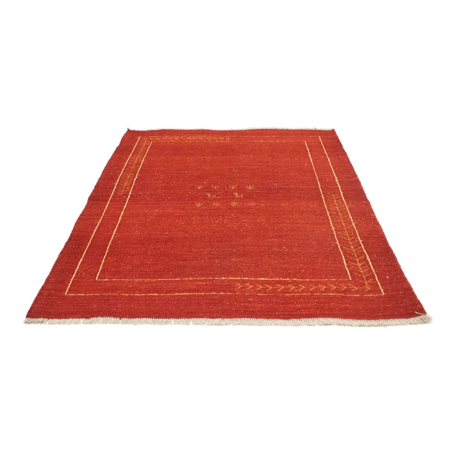 Gabbeh Teppich - Perser 191 x 152 cm - rot