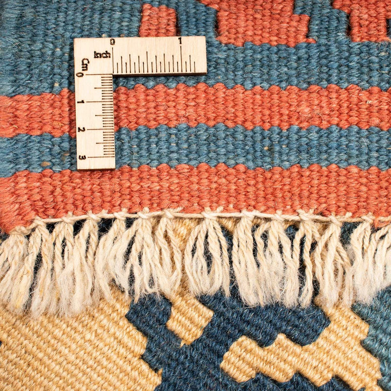 Kelim Teppich - Oriental 212 x 198 cm - blau