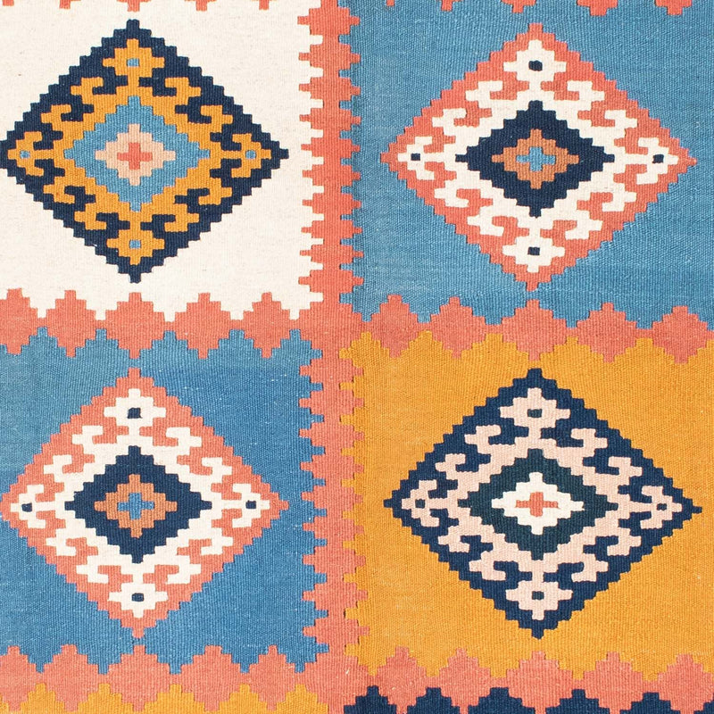 Kelim Teppich - Oriental 200 x 159 cm - blau