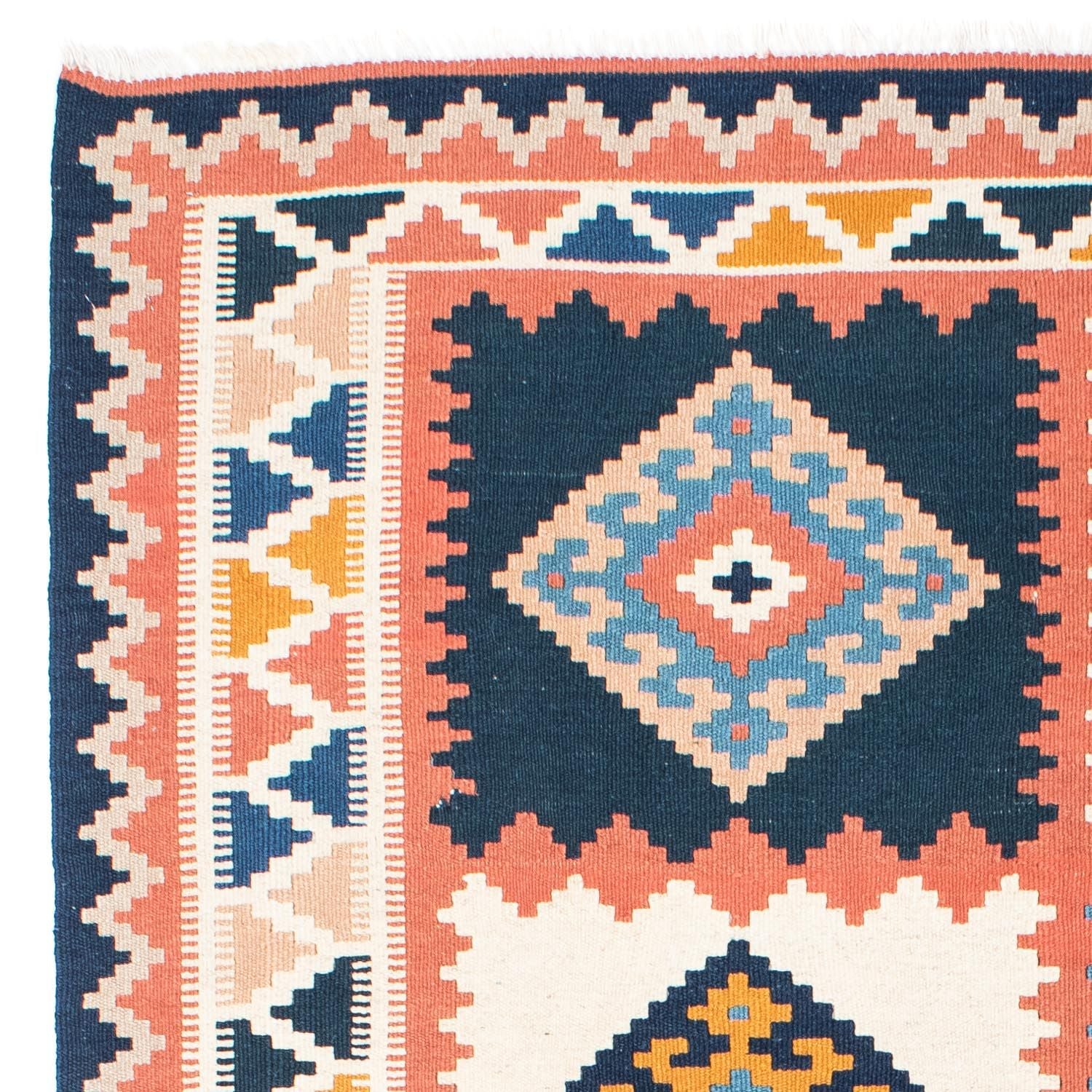 Kelim Teppich - Oriental 200 x 159 cm - blau
