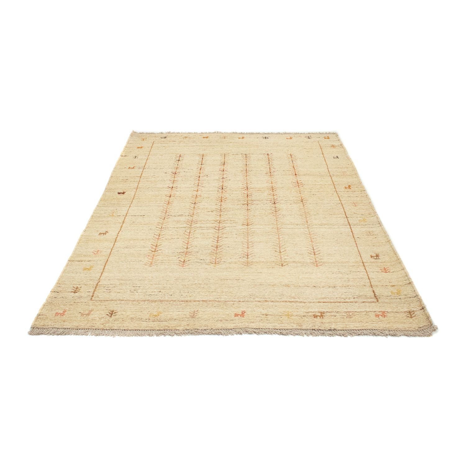 Gabbeh Teppich - Perser 200 x 150 cm - beige