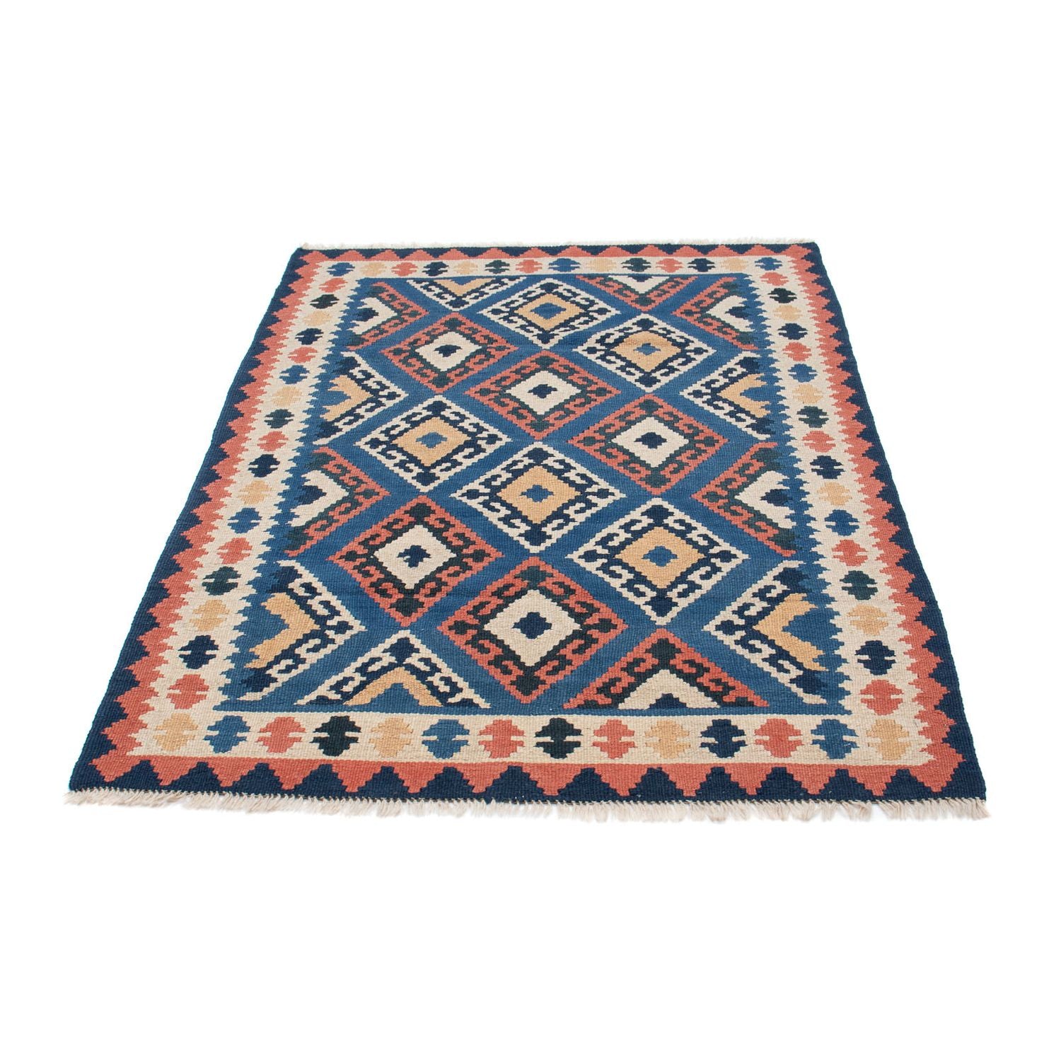 Kelim Teppich - Oriental 172 x 115 cm - blau