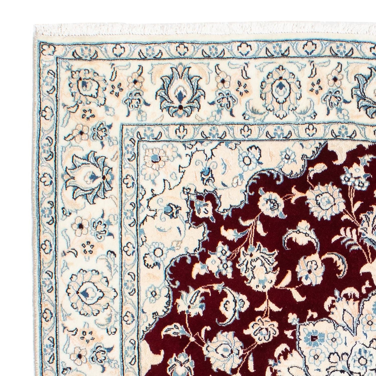 Perserteppich - Nain - Royal 154 x 143 cm Quadratischer Teppich