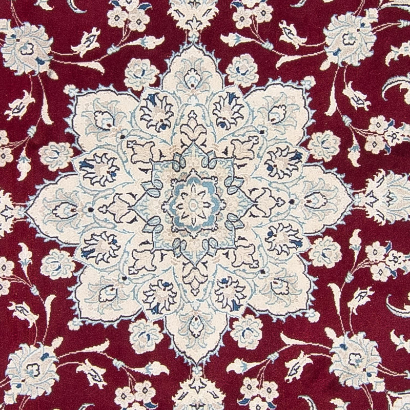 Perserteppich - Nain 240 x 240 cm - dunkelrot