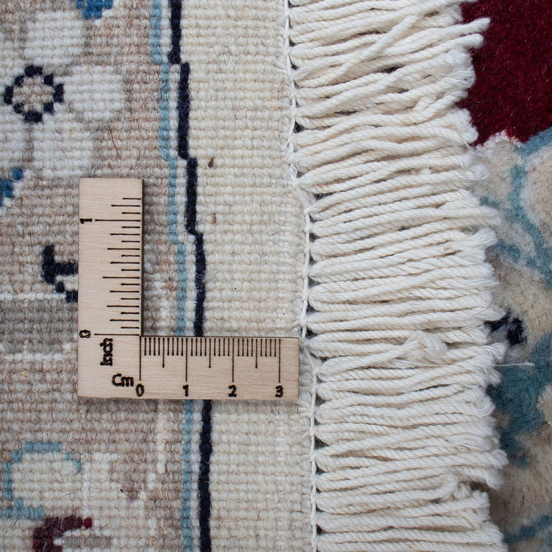Perserteppich - Nain 240 x 240 cm - dunkelrot