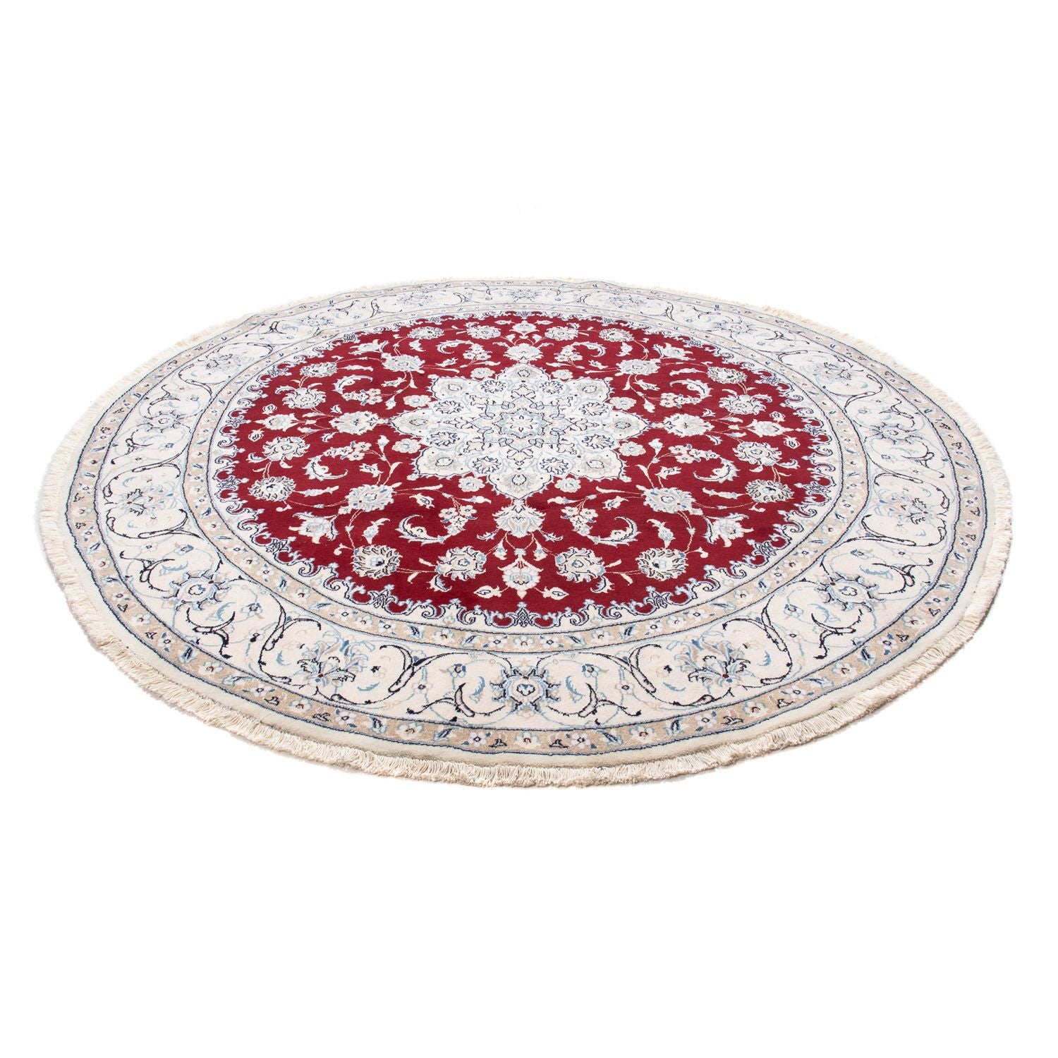 Perserteppich - Nain 245 x 245 cm Teppich Rund