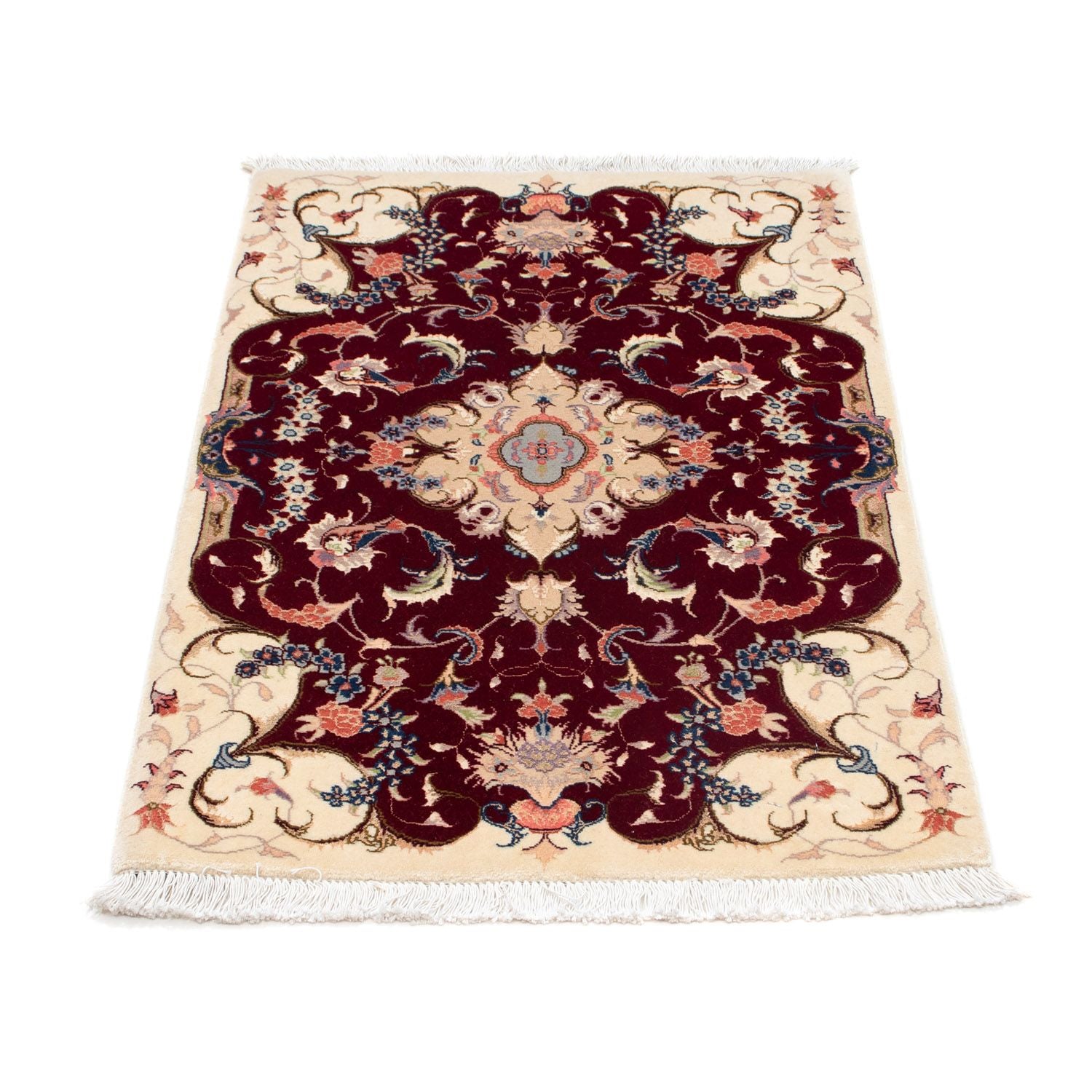 Perserteppich - Täbriz - Royal 90 x 60 cm - dunkelrot