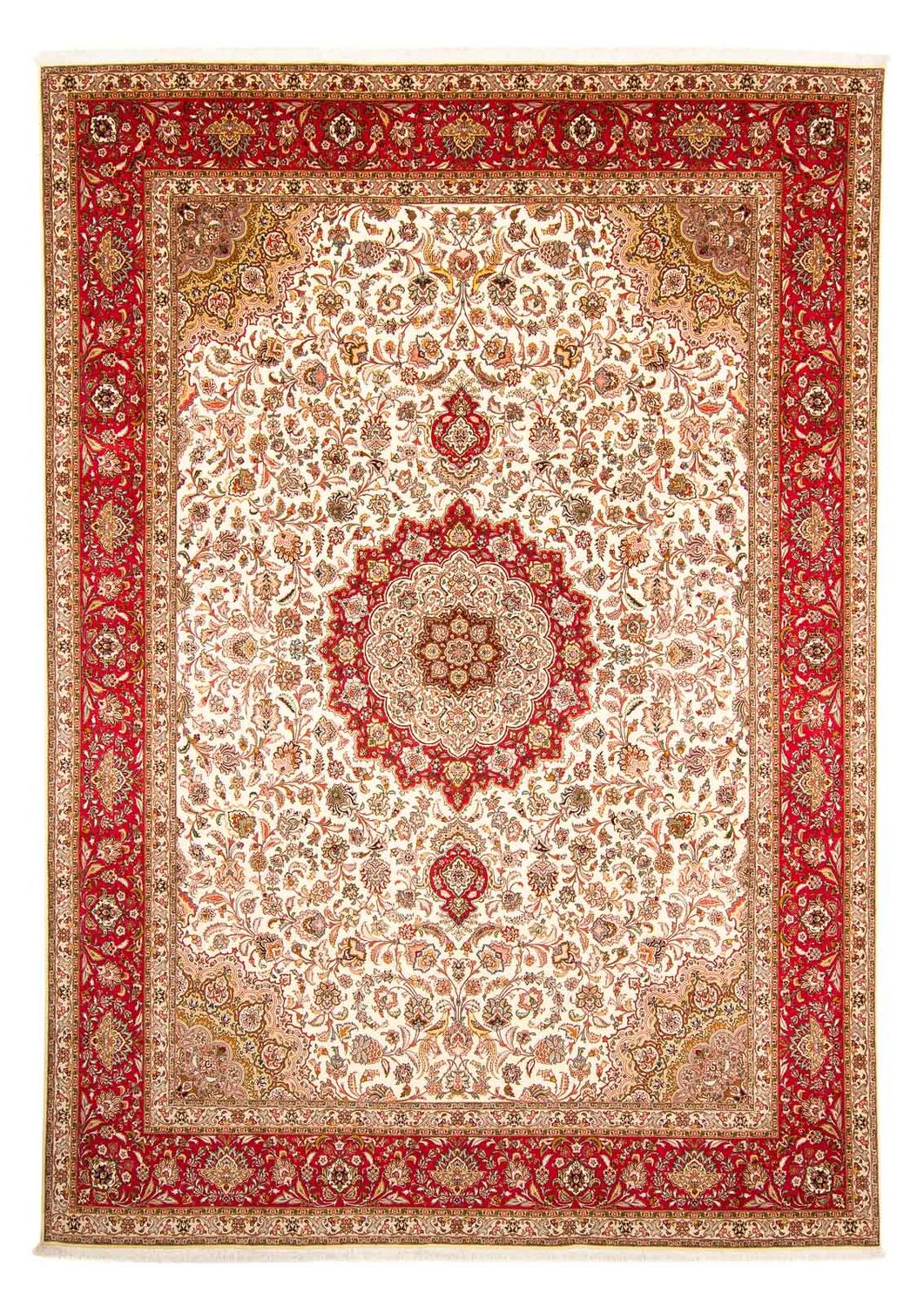 Perserteppich - Täbriz - Royal 411 x 303 cm Wohnzimmer Teppich