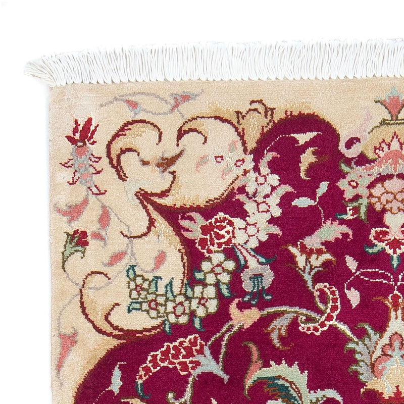 Perserteppich - Täbriz - Royal 90 x 60 cm - dunkelrot