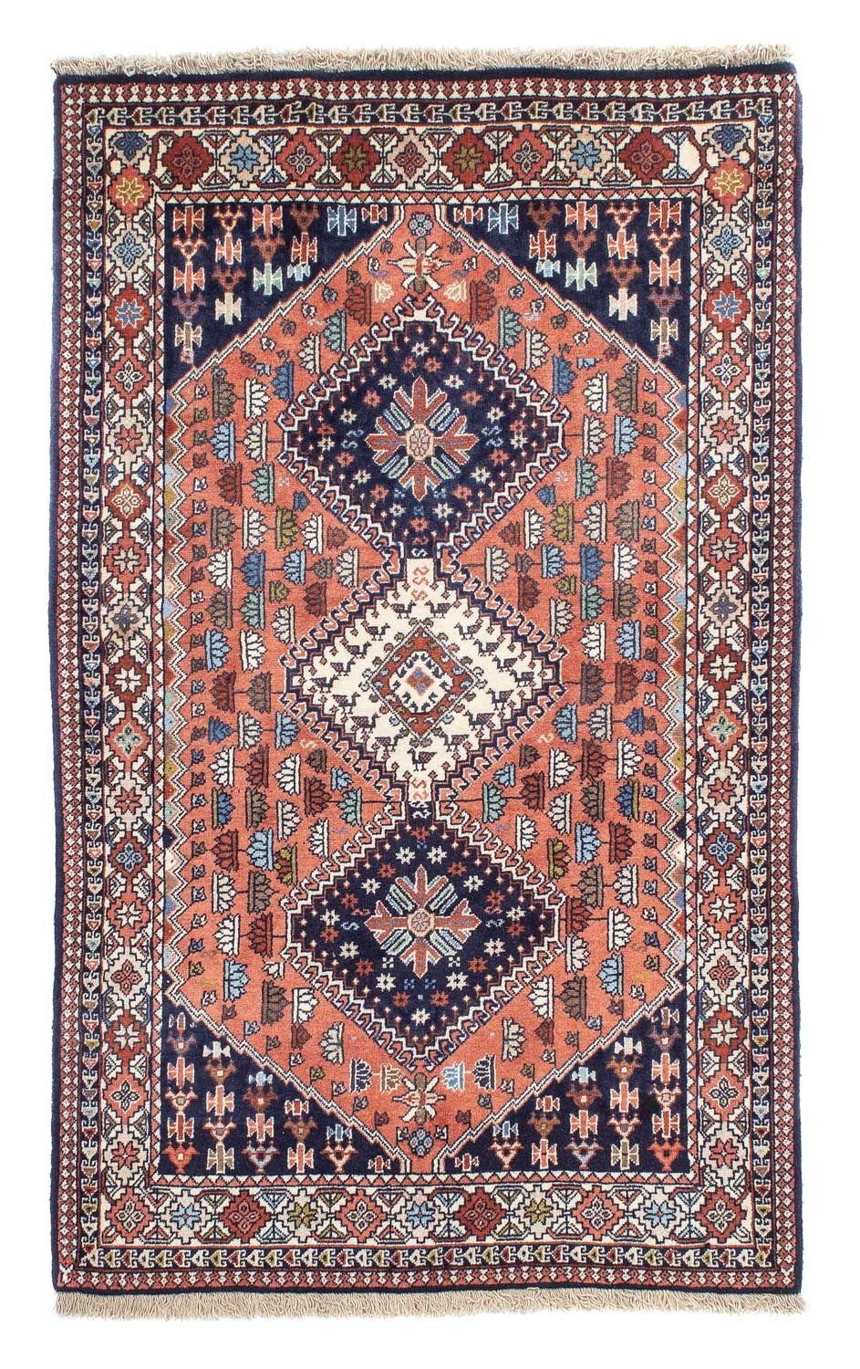 Perserteppich - Nomadic 160 x 100 cm - dunkelblau