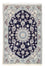 Perserteppich - Nain 85 x 55 cm - dunkelblau