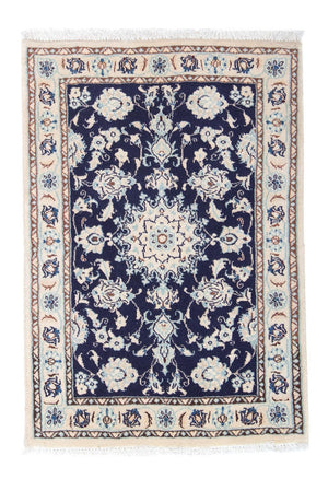 Perserteppich - Nain - Royal 85 x 55 cm - dunkelblau