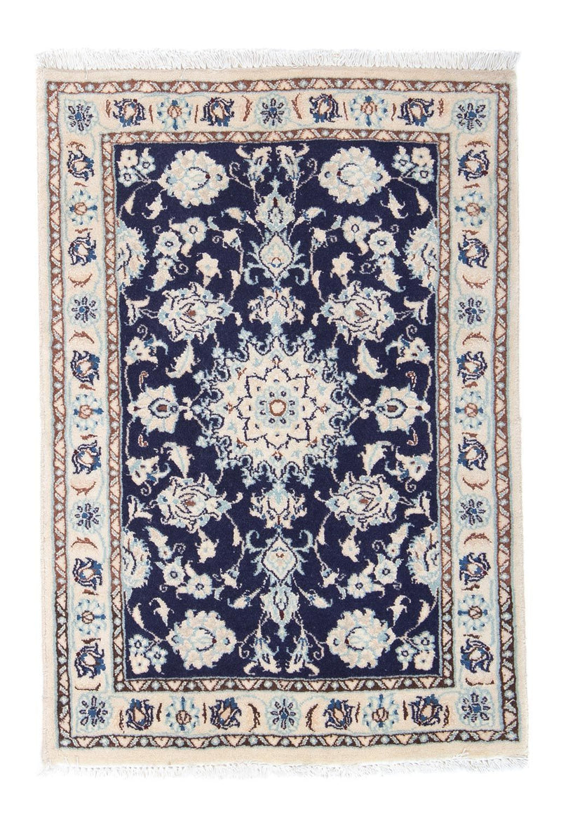 Perserteppich - Nain - Royal 85 x 55 cm - dunkelblau