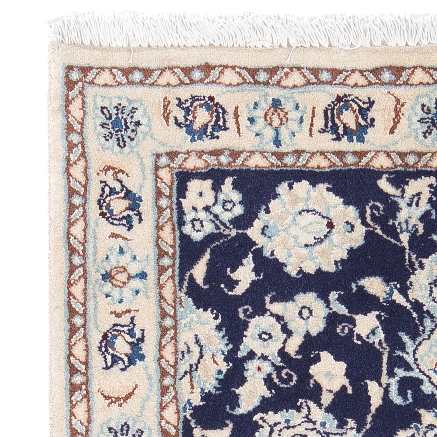 Perserteppich - Nain - Royal 85 x 55 cm - dunkelblau