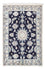 Perserteppich - Nain 85 x 55 cm - dunkelblau