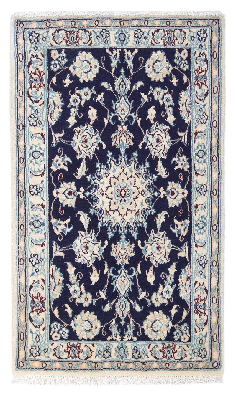 Perserteppich - Nain - Royal 94 x 56 cm - dunkelblau