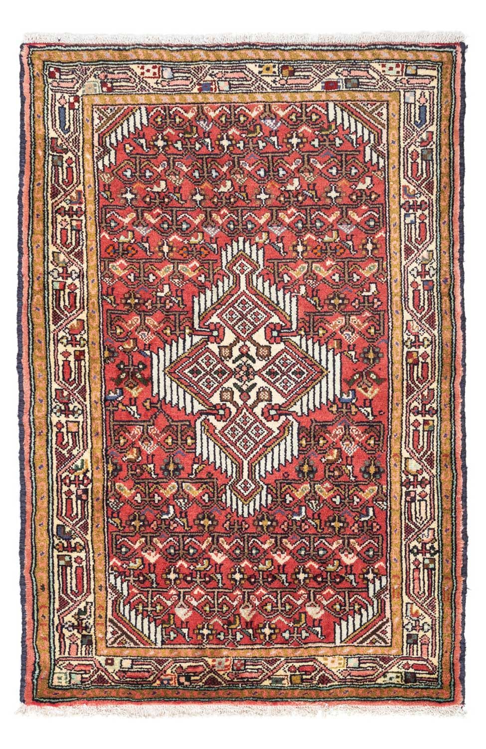 Perserteppich - Nomadic 125 x 80 cm - hellrot