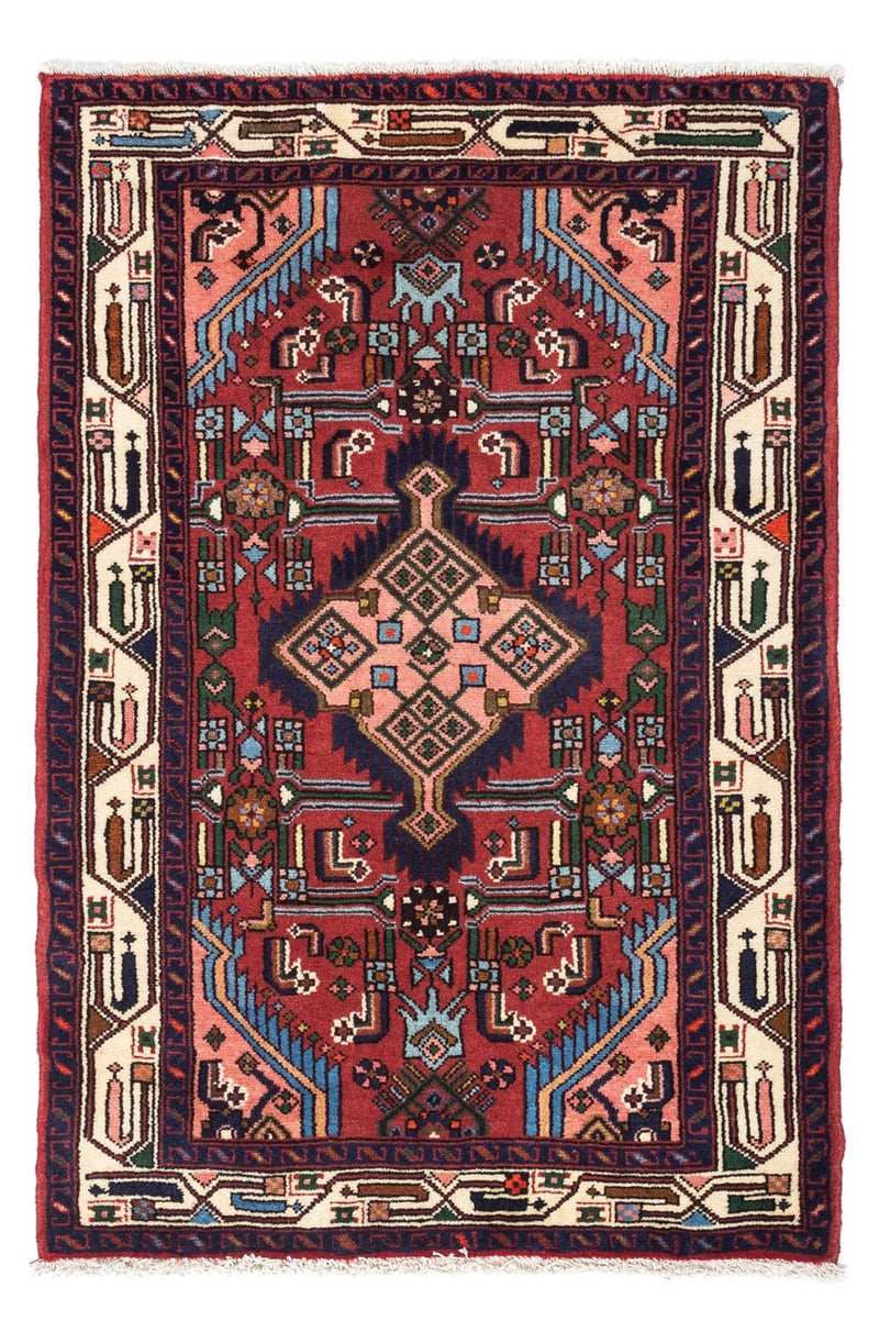 Perserteppich - Nomadic 125 x 80 cm - dunkelrot