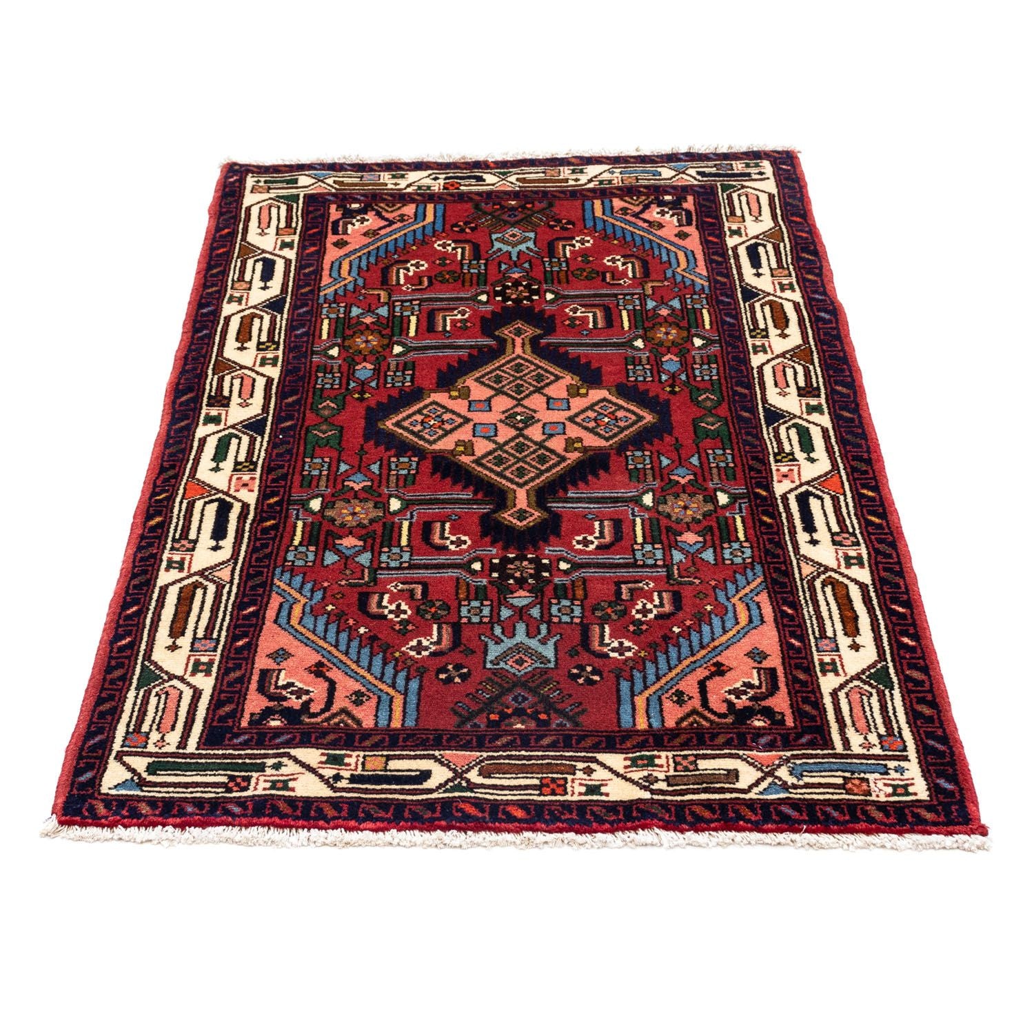 Perserteppich - Nomadic 125 x 80 cm - dunkelrot