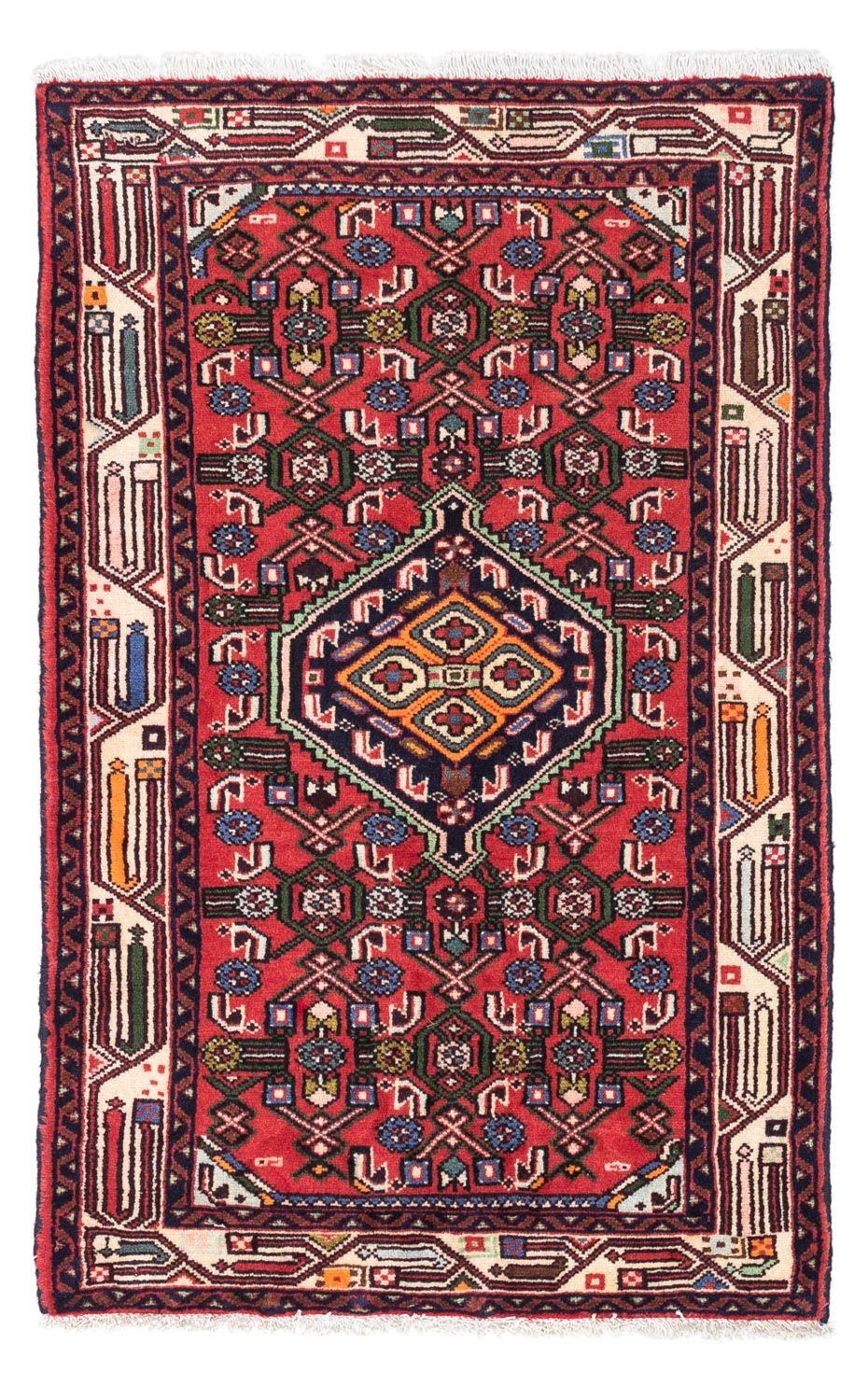 Perserteppich - Nomadic 125 x 80 cm - rot