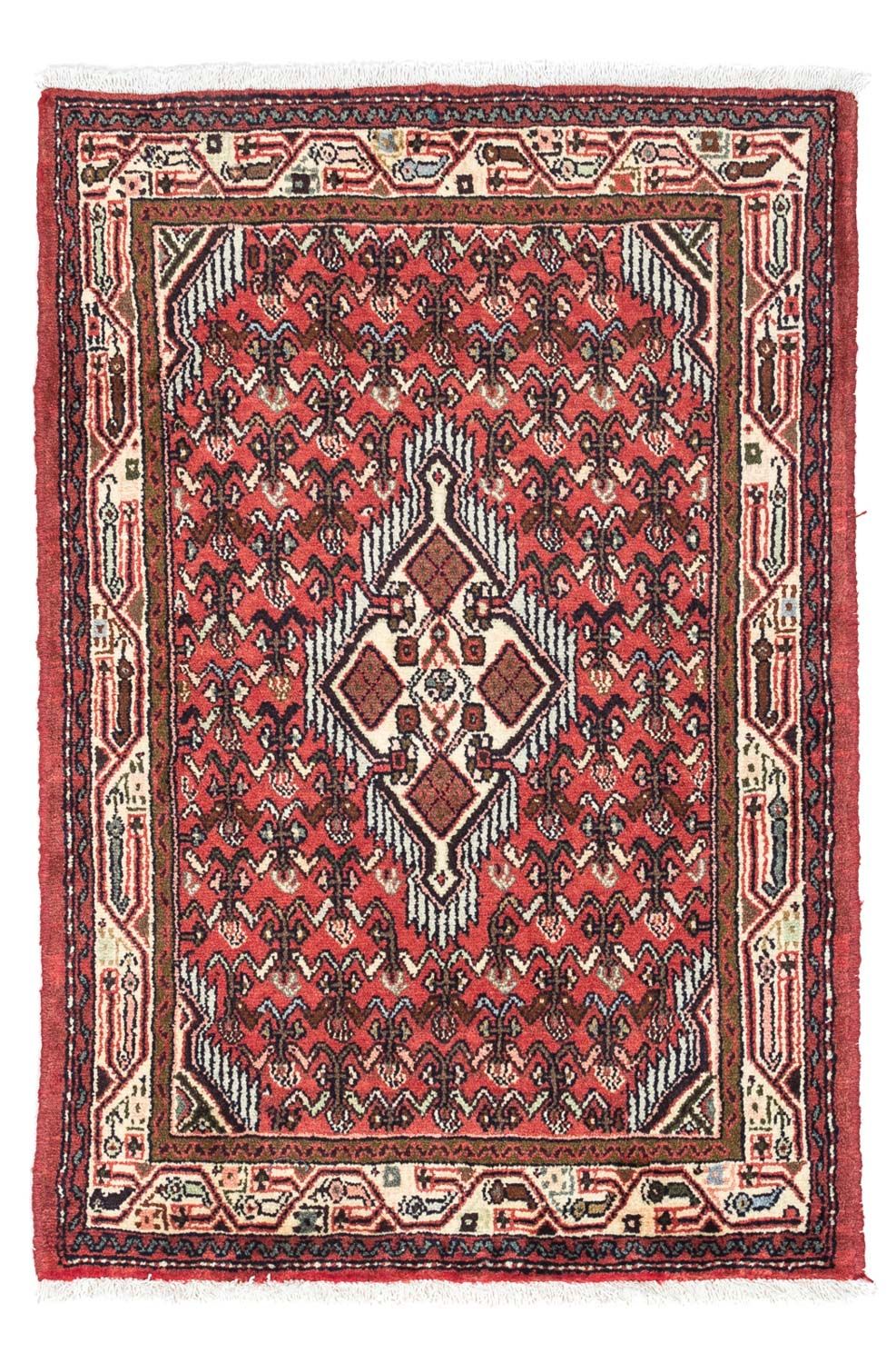 Perserteppich - Nomadic 125 x 80 cm - rot