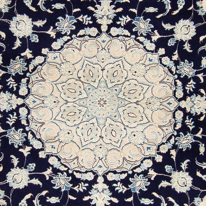 Perserteppich - Nain 295 x 295 cm - dunkelblau