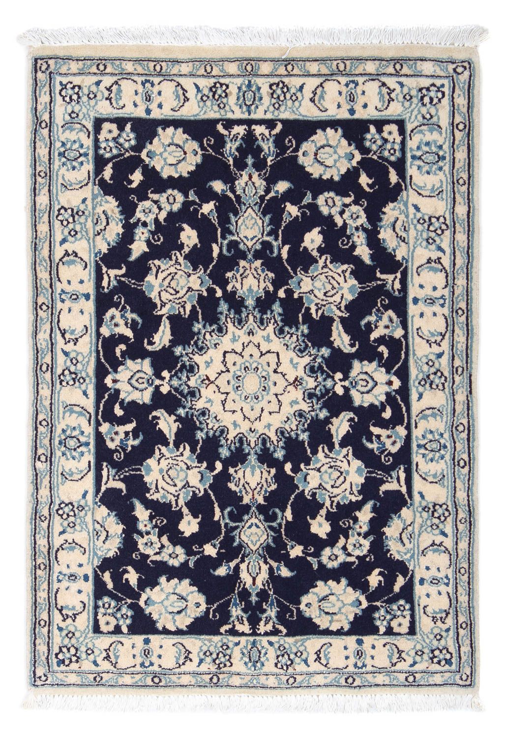 Perserteppich - Nain - Royal 84 x 57 cm - dunkelblau