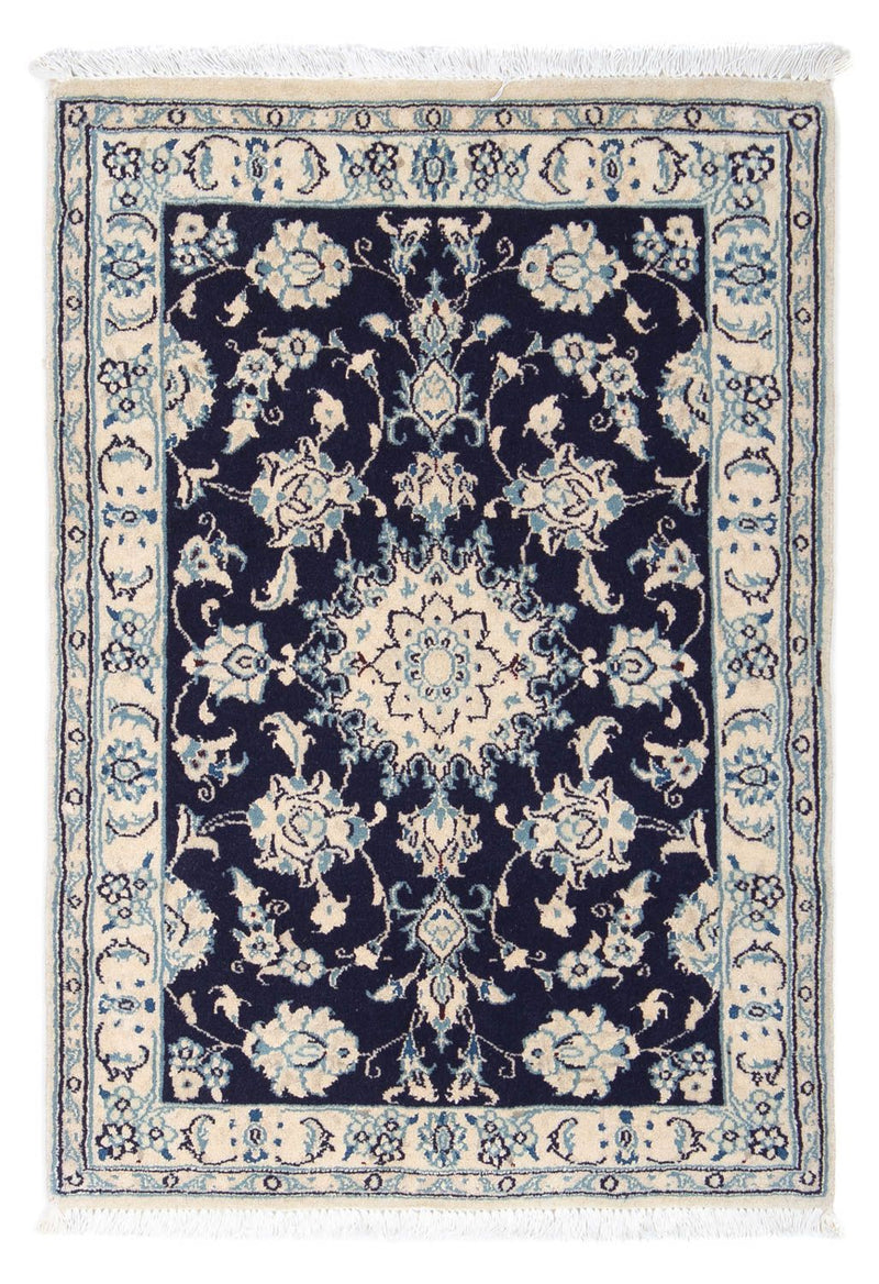 Perserteppich - Nain - Royal 84 x 57 cm - dunkelblau