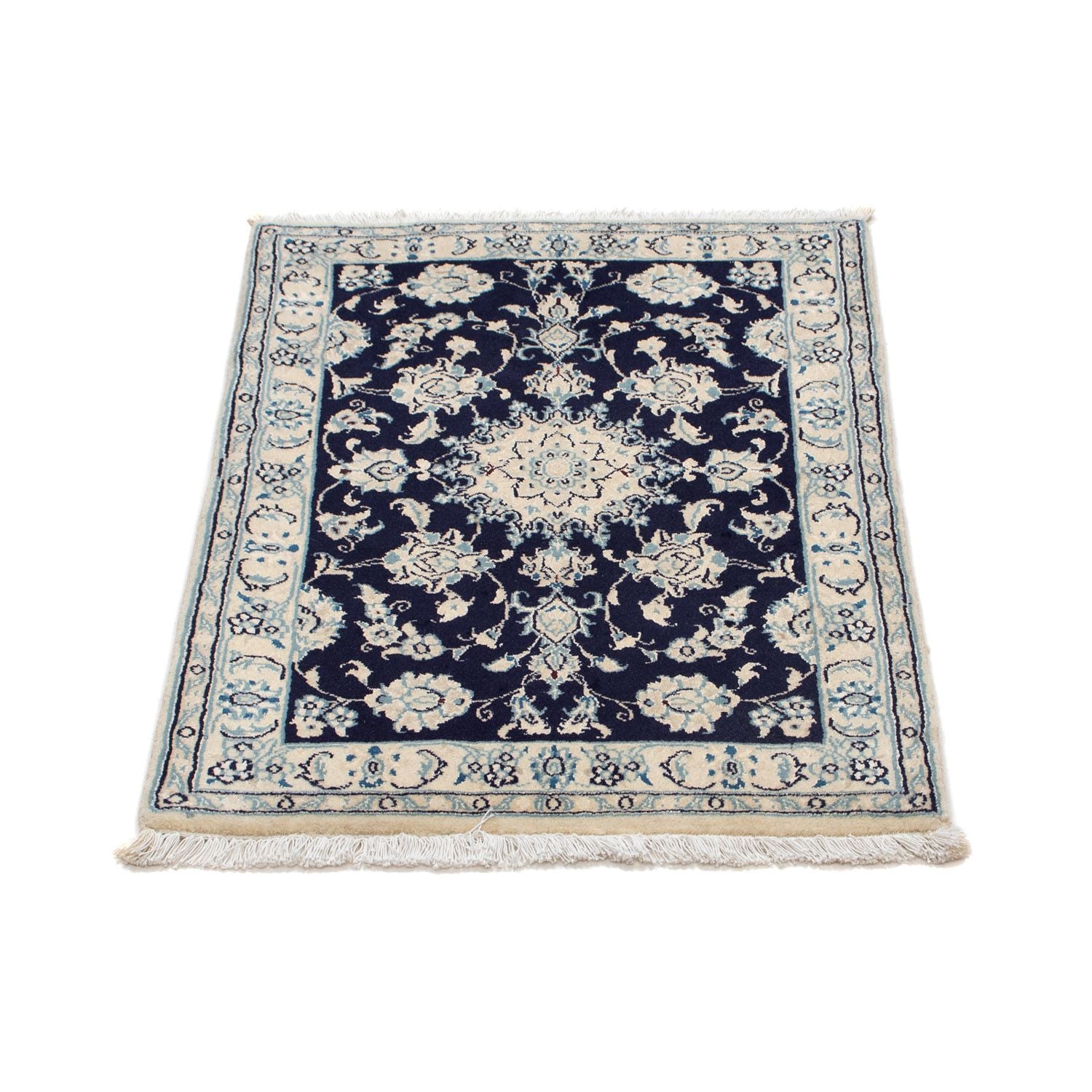 Perserteppich - Nain - Royal 84 x 57 cm - dunkelblau