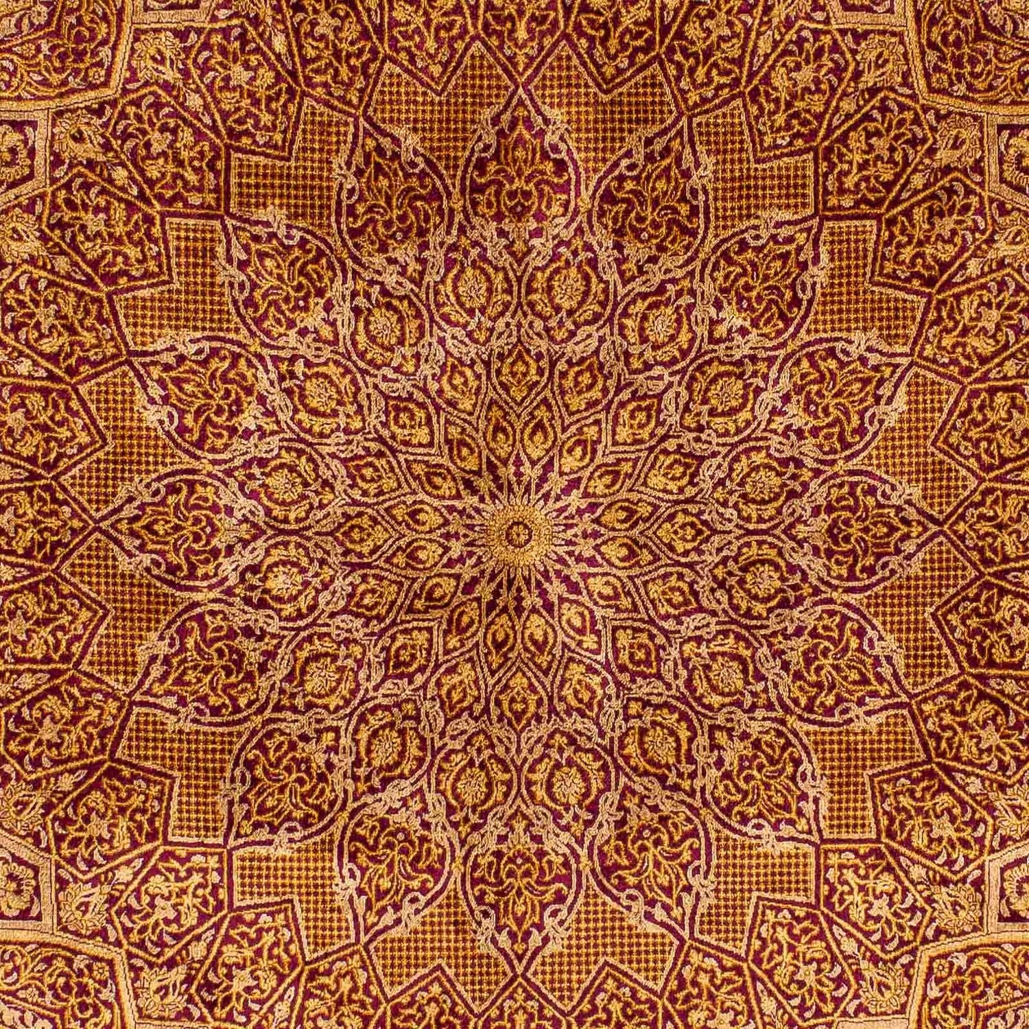 Seidenteppich - Ghom Seide - Premium 216 x 132 cm Teppichbrücke