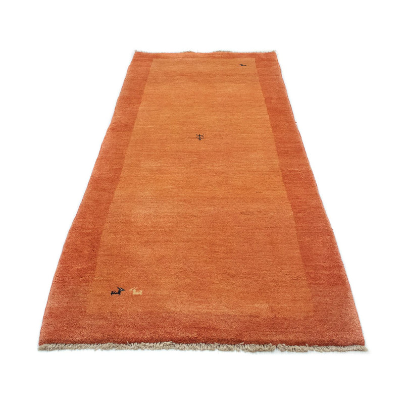 Gabbeh Teppich - Perser 294 x 101 cm - rost