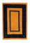 Gabbeh Teppich - Perser 148 x 100 cm - gold