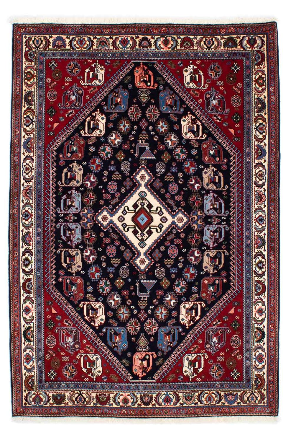 Gabbeh Teppich - Kaschkuli Persern 212 x 143 cm