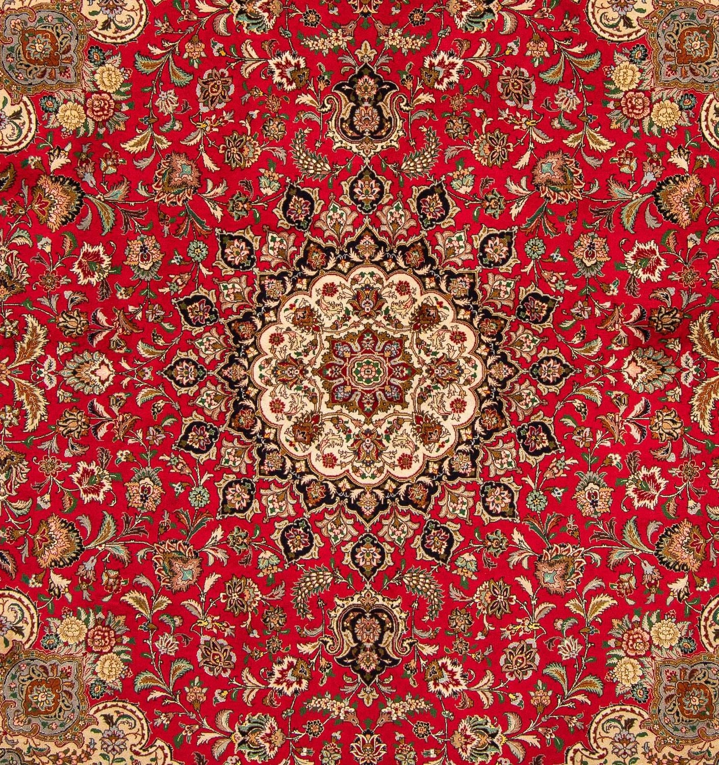 Perserteppich - Täbriz - Royal 251 x 251 cm Teppich Quadratisch