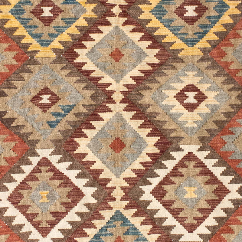 Kelim Teppich - Oriental 210 x 150 cm - hellbraun